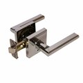 Pamex Onyx Lever with Square Rose Privacy Lockset Grade 3 Bright Chrome Finish FLS208C